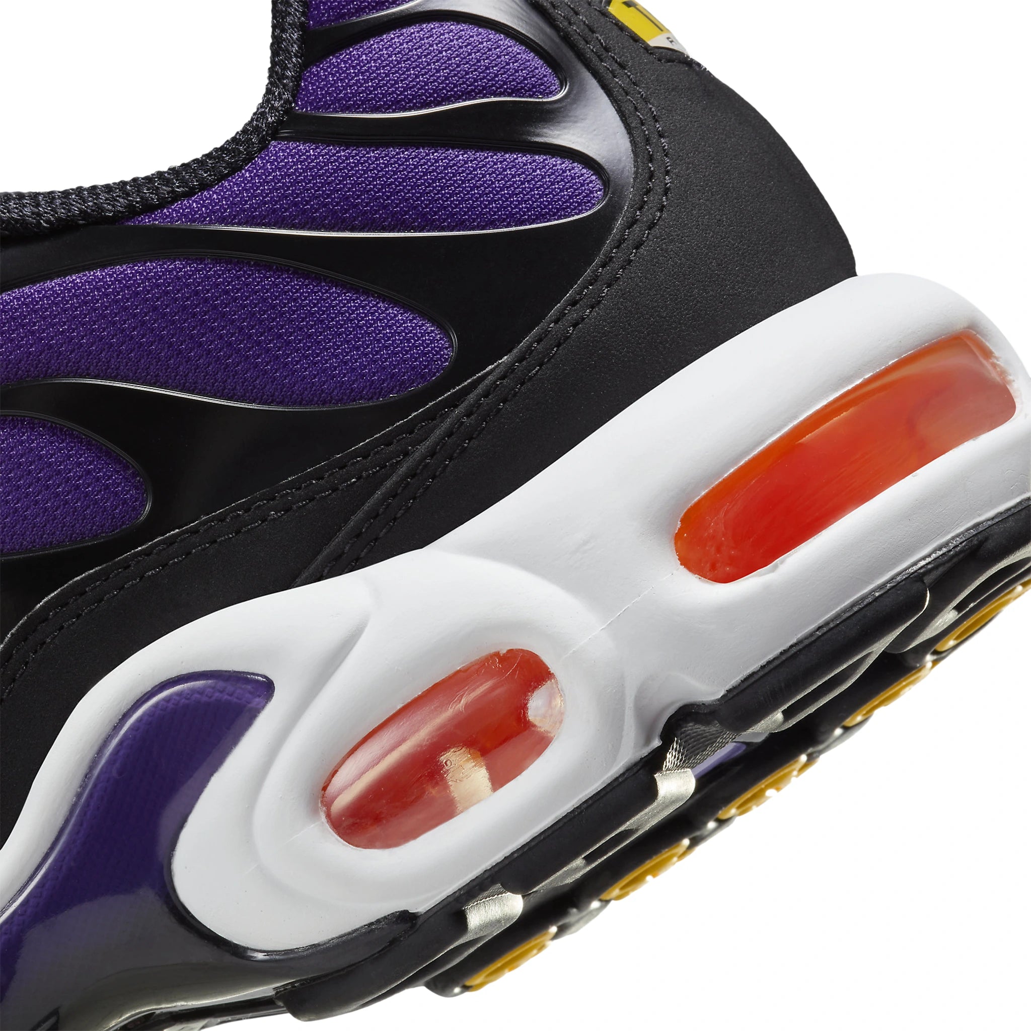 Heel view of Nike TN Air Max Plus OG Voltage Purple (2024) DX0755-500